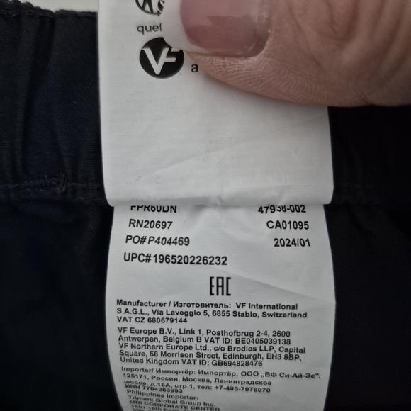 Dickies Cargo Pants Mens Small 30x30 Navy Relaxed Fit Elastic Waist FPR60DN‎ - Picture 5 of 11